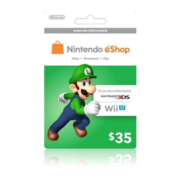 $35 USA Nintendo eShop Game Card (Email Delivery)
