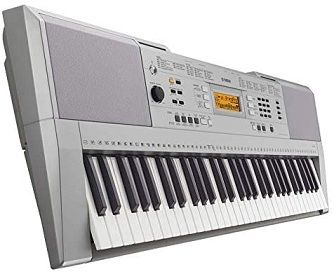 Yamaha YPT360 61-Key Touch-Sensitive Portable Keyboard with Power Adapter -Exclusive 