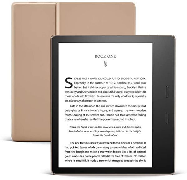 Amazon Kindle Oasis, Waterproof EReader, 7 High Resolution Display With