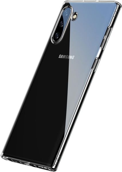 baseus silicone transparent back cover for galaxy note 10 plus