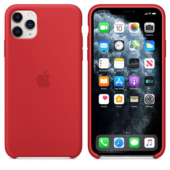 Apple Iphone 11 Pro Max Silicone Case Product Red Price In Pakistan