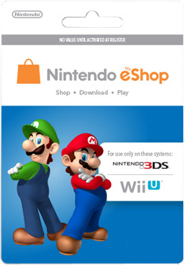 Nintendo eshop hotsell card for 3ds
