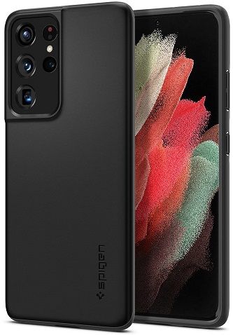 Galaxy S21 Ultra ACS02346 Thin Fit Case – Matte Black Price in