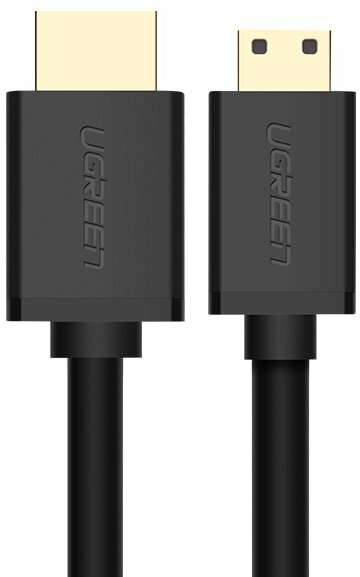 UGREEN 11167 MINI HDMI TO HDMI CABLE 1.5M BLACK - Ugreen Pakistan