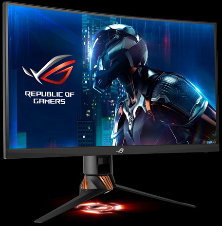 Asus Rog Swift Pg27vq Curved Gaming Monitor 27 2k Wqhd 2560x1440 Overclockable 165hz 1ms G Sync Aura Sync Technology Price In Pakistan