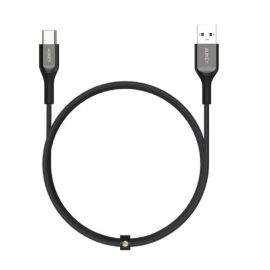 Aukey USB A To USB C Quick Charge 3.0 Kevlar Cable 6.6ft CB-AKC2 – Black