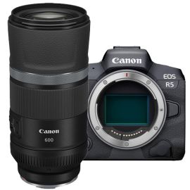 Canon EOS R5 Mirrorless Digital Camera Body RF 600mm f/11 IS STM Lens