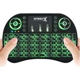 SPEED X RF 500 MINI TOUCH PAD WIRELESS WITH BACKLIGHT KEYBOARD MOUSE