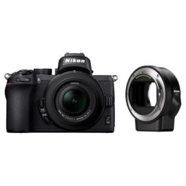 Nikon Z50 With Z Mount Adaptor And 16-50 Lens