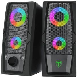 T-Dagger T-TGS550 2 x 3W 3.5mm RGB Speakers – Black