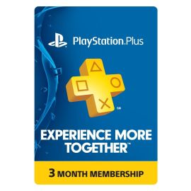 PlayStation Plus 3 Months Membership - PS3 / PS4 / PS Vita Digital Code