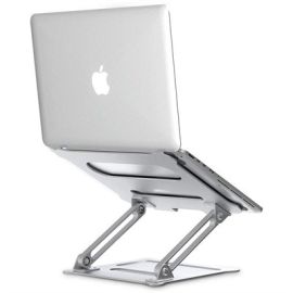 Elegant Aluminum GLO124  Silver Adjustable Laptop Stand