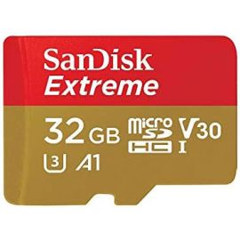 SanDisk 32GB Extreme MicroSDHC UHS-I 100 Mb/s C10 Memory Card