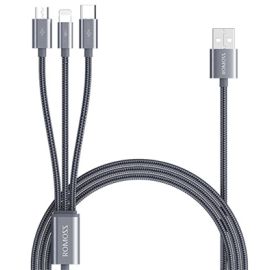 ROMOSS CB 25A Nylon-braided 3-in-1 Cable