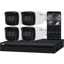 Dahua 4 CCTV Cameras 2MP