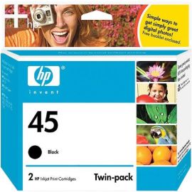 HP 45 Black InkJet Cartridge Twin Pack C6650BN