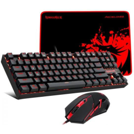 Redragon K552-BA-2 Combo 3 In 1 Mouse + mouse pad + Gaming Keyboard