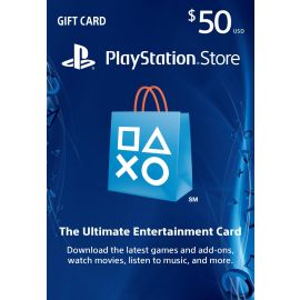 Sony PlayStation Store 50$ Gift Card - PS3/ PS4/ PS Vita PSN [Digital Code]
