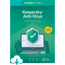 Kaspersky Antivirus 2020 2 Users 1 Year 