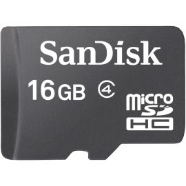 SanDisk 16 GB Class 4 microSDHC Flash Memory Card