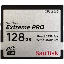 Sandisk CFAST 2.0 VPG130 128GB Extreme Pro 525MB/s Memory Card