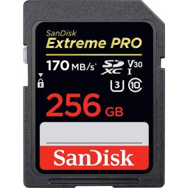 SanDisk 256GB Extreme PRO SDXC UHS-I 170MB/s C10  Memory Card