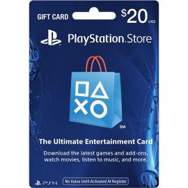 Sony PlayStation Store 20$ Gift Card - PS3/ PS4/ PS Vita PSN [Digital Code]