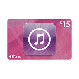 Apple iTunes Gift Card 15$