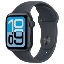 Apple Watch SE Gen 3 40mm Midnight Case With Midnight Sports Band