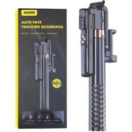 A6000 AI Wireless Remote Gimbal with Auto Face Tracking, Tripod & Fill Light