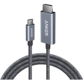 Anker Nano USB C to HDMI Cable 3ft 4K 60Hz Ultra Fast Braided Nylon Adapter Cable (A87E0H11)