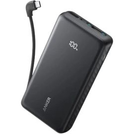 Anker Zolo 20000mAh 22.5W Fast Charging Power Bank with Built in USB C Cable (A110EH11)