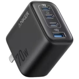 Anker Zolo 4 Ports 3 USB C + 1 USB A Ports 70W Charger