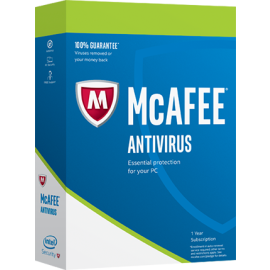 Mcafee Antivirus 1U/1Y (only license card)