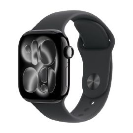 Apple Watch Series 11 42mm Jet Black Aluminium Case With Black Sports Band