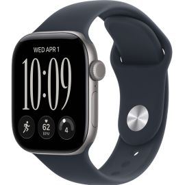 Apple Watch Series 12 GPS 42mm Space Gray Aluminum Case with Navy Blue Sport Band