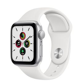 Apple Watch Series SE 40mm GPS Silver Aluminum Case with White Sport Band Price in Pakistan