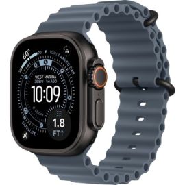 Apple Watch Ultra 3 GPS + Cellular 49mm Black Titanium Case with Anchor Blue Ocean Band (MF254)