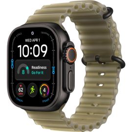 Apple Watch Ultra 4 GPS + Cellular 49mm Black Titanium Case with Translucent Kelp Ocean Band
