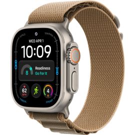 Apple Watch Ultra 4 GPS + Cellular 49mm Natural Titanium Case with Desert Alpine Loop Band - MJAF4LS