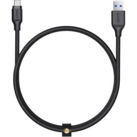 Aukey USB C Cable 3.95 feet Braided USB 3.0 Type C Cable Fast Charge Black – CB-AC1