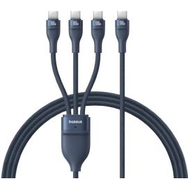 Baseus Flash Series 3 One for three Fast Charging Cable Type C to C+C+C 100W