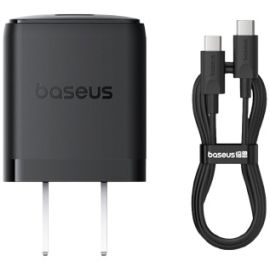 Baseus Palm 1C 20W US Fast Charger With Type C To Type C Cable