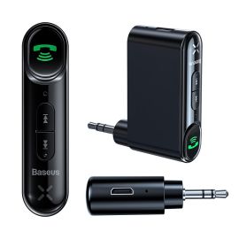 Baseus WXQY-01 Qiyin Bluetooth Audio MP3 Receiver AUX Mini Jack