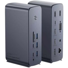 Baseus UnionJoy Pro 17 Port Four Screen Multifunctional HUB Docking Station