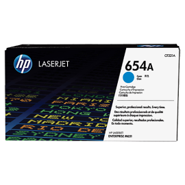 HP 654A Cyan Original LaserJet Toner Cartridge (CF331A)