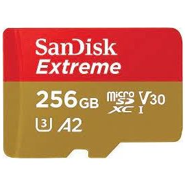 Sandisk 256GB Extreme Microsd UHS-I Card