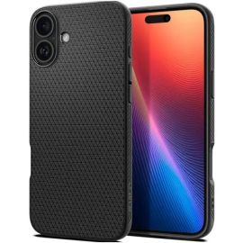 Spigen iPhone 16 Liquid Air Case – Matte Black