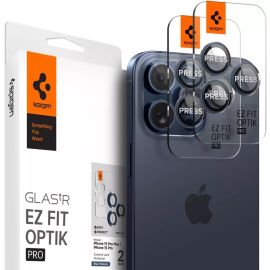 Spigen iPhone 15 Pro Max / 15 Pro / 14 Pro Max / 14 Pro Camera Lens Protector 