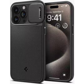 Spigen iPhone 15 Pro Max Optik Armor MagFit Case Black – ACS06599
